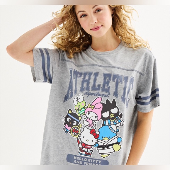 Hello Kitty Tops - New “Hello Kitty Athletic Department” Graphic Tee